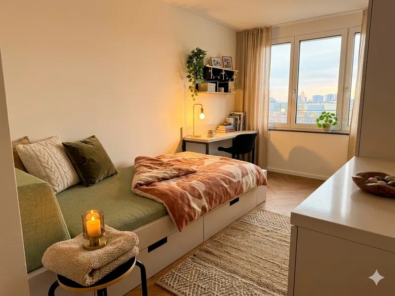 Ready to Move In: Stylish Studio near Ostbahnhof & Spree! — photo 1